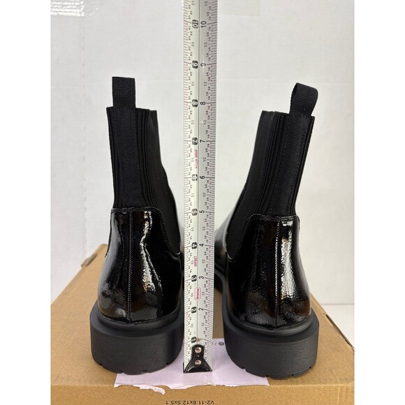 Journee Collection Women's Black Sabriel Slip-On Sock Booties Boots Size 9.5M - Picture 3 of 6